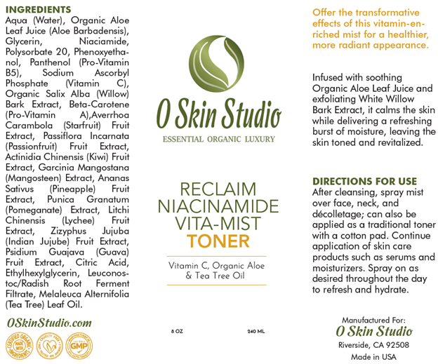 Reclaim Niacinamide Vita-Mist Toner