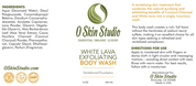 White Lava Exfoliating Body Wash