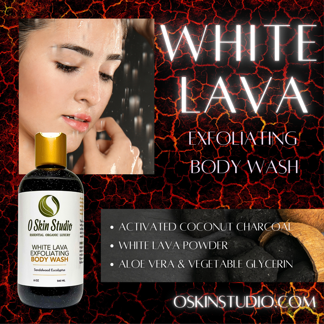 White Lava Exfoliating Body Wash